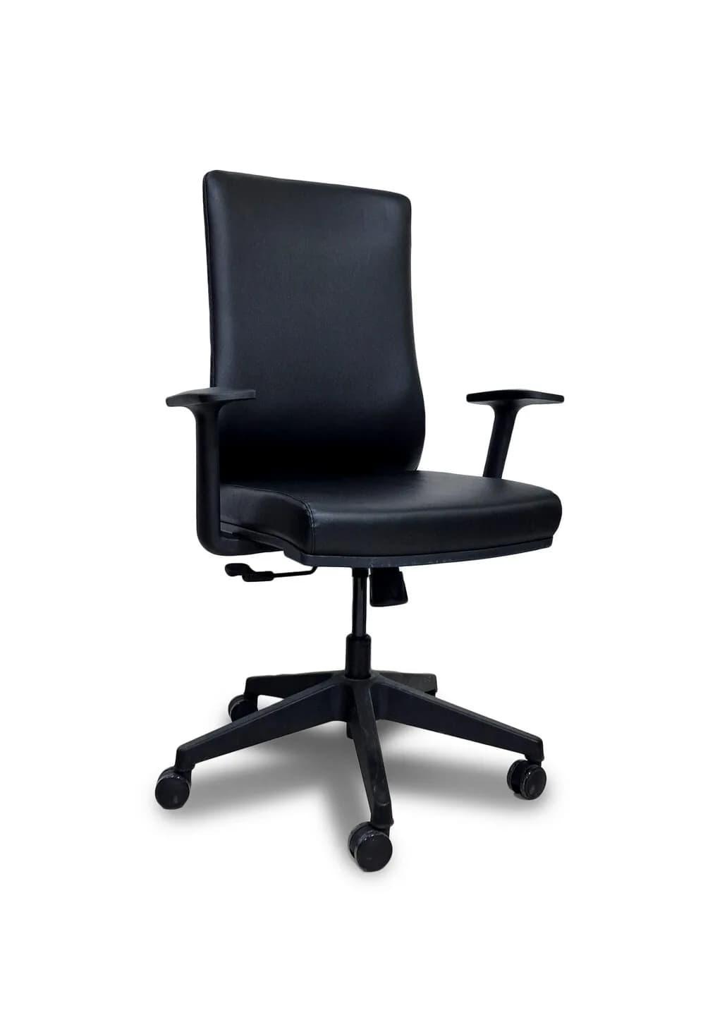 Petra Manager Chair, Plastic Base — Black